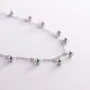 Серебряное колье Шарики 181247 Оникс 45