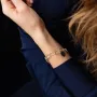 Серебряный браслет Цепочка с монетками 141626 Оникс 18