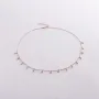 Золотое колье с фианитами кол01243 Оникс 42
