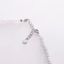 Серебряное колье Шарик с хрусталем 908-01487 Оникс 38