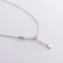 Серебряное колье Звездочка 908-01086 Оникс 38