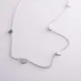 Серебряное колье Сердечки 908-01075 Оникс 38