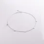 Серебряное колье Сердечки 908-01075 Оникс 38