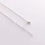 Серебряное колье Сердце 181235 Оникс 45