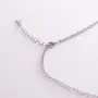 Серебряное колье Шарики 181249 Оникс 48