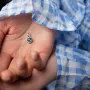 Серебряный кулон Сердечко с кварцом и фианитами 3983/1р-QGR Оникс