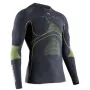 Термофутболка X-Bionic Energy Accumulator 4.0 Shirt Round Neck Long Sleeve S Чорний/Зелений (1068-EA-WT06W19M S G099)