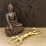 Ваджр HandiCraft плоский Бронза Три спицы 16.5 см (26359)