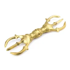 Ваджр HandiCraft плоский Бронза Три спицы 16.5 см (26359)