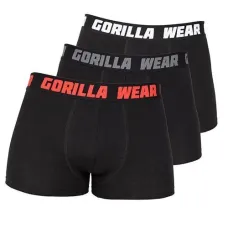 Трусы боксеры Gorilla Wear Boxershorts XL 3 шт Серый/Красный/Белый (06369240)