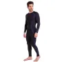 Комплект компресійний чоловічий для спортзалу Longslive LD-1001-LD-1201 Lidong XXL Чорно-синій (06531019)