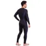 Комплект компресійний чоловічий для спортзалу Longslive LD-1001-LD-1201 Lidong XXL Чорно-синій (06531019)