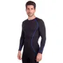 Комплект компресійний чоловічий для спортзалу Longslive LD-1001-LD-1201 Lidong XXL Чорно-синій (06531019)