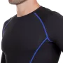 Комплект компресійний чоловічий для спортзалу Longslive LD-1001-LD-1201 Lidong XXL Чорно-синій (06531019)
