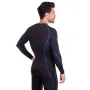 Комплект компресійний чоловічий для спортзалу Longslive LD-1001-LD-1201 Lidong XXL Чорно-синій (06531019)