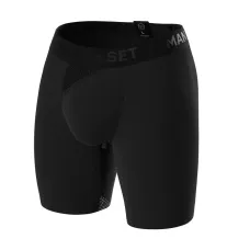 Мужские анатомические боксеры из хлопка Anatomic Long 2.0 Light Black Series чёрный MAN's SET XL