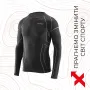 Термокофта (лонгслів) X-Tech Maglia Race 3 Munica Lunga giroc Nero XXL/XXXL Чорна