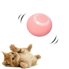 Іграшка для кішки Union USB smart м'яч-кулька PetGravity з хаотичним рухом та світловою панелі Pink Іграшка для кішки Union USB smart м'яч-кулька PetGravity з хаотичним рухом та світловою панелі Pink