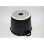 Каструля з кришкою мармурове покриття Benson BN-300 10 л Чорний