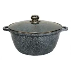 Кастрюля с мраморным покрытием Benson BN-364 2,7 л Черный