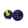 Складной силиконовый стакан с крышкой и трубочкой 350 мл Tonna Waist BLUE and YELLOW