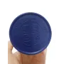 Складной силиконовый стакан с крышкой и трубочкой 350 мл Tonna Waist BLUE and YELLOW