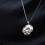 Серебряный кулон Український козак. Молитва до Пресвятої Богородиці 133207 Оникс