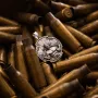 Серебряный кулон Український козак. Молитва до Пресвятої Богородиці 133207 Оникс