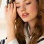 Серебряный браслет Монетки 905-01118 Оникс 17