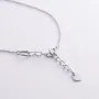 Серебряный браслет Сердечки 905-00885 Оникс 17