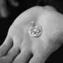 Серебряный кулон Знак зодиака Весы 133221терези Оникс