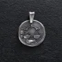 Серебряный кулон Знак зодиака Весы 133221терези Оникс
