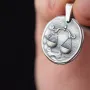 Серебряный кулон Знак зодиака Весы 133221терези Оникс