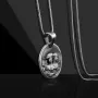 Серебряный кулон Знак зодиака Близнецы 133221близнюки Оникс