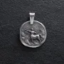 Серебряный кулон Знак зодиака Стрелец 133221стрілець Оникс