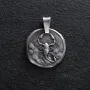 Серебряный кулон Знак зодиака Скорпион 133221скорпіон Оникс
