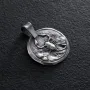 Серебряный кулон Знак зодиака Скорпион 133221скорпіон Оникс