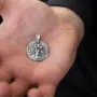 Серебряный кулон Знак зодиака Водолей 133221водолій Оникс