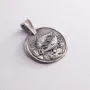 Серебряный кулон Знак зодиака Рыбы 133221риби Оникс