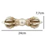 Ваджр (дордже) HandiCraft Бронза посеребрение Семь спиц 24 см (26362)