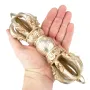 Ваджр (дордже) HandiCraft Бронза посеребрение Семь спиц 24 см (26362)