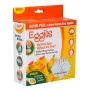 Набор формочек для варки яиц без скорлупы Eggies 6 шт + ложечка 16х16х6 см Белый