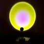 Проекційна настільна LED лампа RIAS Sunset Lamp Сонце USB 5W (3_01500)