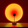 Проекційна настільна LED лампа RIAS Sunset Lamp Червоний захід сонця USB 5W (3_01613)