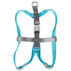 Шлея для собак или кошек с поводком Taotaopets 171120 M 1150 мм Голубой (10460-55543)