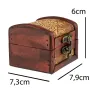 Шкатулка Guardar Цветы 7.9х7,3х6 см Коричневый (27374)