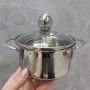 Кастрюля со стеклянной крышкой A-Plus 12 см 0,79л WK-2180