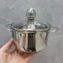Кастрюля со стеклянной крышкой A-Plus 12 см 0,79л WK-2180