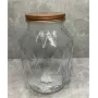 Банка для сыпучих с металлической крышкой 