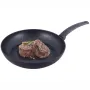 Сковорода алюмінієва із антипригарним покриттям 30 см Kamille black marble KM-4133